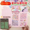Pegatinas Luminosas en Relieve para Uñas de Dibujos Animados Lindas Sanrio 5D para Niños y Niñas Pegatinas Impermeables para Uñas