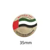Insígnia de metal com bandeira dos Emirados Árabes Unidos transfronteiriça acessórios de vestuário presentes adesivos para celular fabricantes de origem atacado personalização