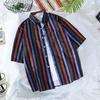 Camisa Floral de Playa Hawaiana de Manga Corta para Hombre y Mujer, Holgada, Estilo Hong Kong, Retro, Guapa, Chaqueta Camisera, Verano, Delgada, Tendencia