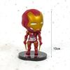 Adornos decorativos para tarta de los Vengadores, Capitán América, Iron Man, Thor, niño, caja ciega, juguete de escritorio hecho a mano
