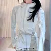 Chaqueta Soft Shell Suave de Primavera y Otoño para Mujer 2025 Nueva Cintura Ajustada Versátil Deportiva al Aire Libre Top de Gama Alta