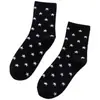 Novas meias japonesas de desenho animado de panturrilha média, simples e combinando, online, meias de pelo de estrela