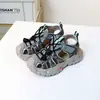 Sandalias para Niños de Suela Ligera Talla 27-31, Zapatos de Playa Cerrados para Niños, Zapatos de Exterior para Niños Pequeños y Medianos 6177