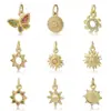 Nueva Tendencia de Moda Colgante de Mariposa con Circonita Microincrustada de Cobre Accesorios de Joyería para Pulsera, Collar, Pendientes, Llavero