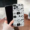 Adecuado para Apple 16 Funda Protectora Iphone15Plus/14 Funda Transparente 13Promax Dibujos Animados 12/11 Funda para Teléfono Móvil