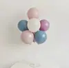 Soporte de columna flotante de mesa de globos retro de colores decoración de escena de fiesta de cumpleaños infantil arreglo accesorios para fotos venta al por mayor
