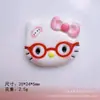 Gravata Borboleta Desenho Animado Cabeça de Gato Kt DIY Cola de Chantilly Capa de Celular Corda de Cabelo Flor de Sapato Pingente Criativo Material de Resina Lote