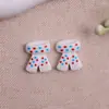 Bufanda Linda de Colores Resina Pegamento de Crema DIY Tocado Pasador Funda de Teléfono Móvil Parche Llavero Colgante Pequeños Accesorios