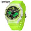 Venta caliente de comercio exterior en stock, reloj electrónico explosivo multifunción, reloj despertador, reloj impermeable, reloj genial para estudiantes de secundaria.