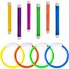 Juego de 10 Piezas de Juguetes Submarinos de Buceo, Plástico de Color Brillante Hundible para Juegos en Piscina