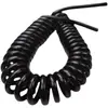 Fabricante de cabo espiral de fio de mola de 7 núcleos de 0,5 mm², cabo telescópico de cobre puro, resistente ao desgaste, à tração e a altas temperaturas