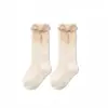 Calcetines de Malla Transpirables Anti-Mosquitos de Tubo Alto Anticaída con Lazo para Bebé de Otoño Calcetines de Princesa para Bebé Fabricante Venta al por Mayor
