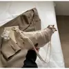 Bolsa Retro Nicho Croissant Dumpling 2025 Nova Moda Estilo Coreano Nicho Bolsa para Celular Moda Ombro Transversal Bolsa Feminina