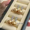 Pendientes Colgantes de Plata de Ley S925 con Perla Swarovski Clásica Estilo Princesa Diana con Circonita Microincrustada, Pendientes de Estilo Popular Novedad 2025 con un Ambiente Elegante
