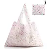 Nueva Bolsa de Compras Plegable Ecológica Bolso de Mano Satchel de Tela Oxford 210D Bolsa de Almacenamiento Gran Capacidad Bolsa de Compras para Supermercado