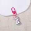 Chaveiro Pingente Gatinha Kt Estrela Espinha de Peixe Estilo Y2K Millenium Pingente de Contas Retro Americano Ornamento de Presente