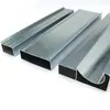 Manija de Puerta de Acero y Cristal para Gabinete, Manija de Puerta de Gabinete de Aleación de Aluminio Engrosada con Borde Oculto, Emparejada con Perfiles de Aluminio de Borde Grande y Borde Pequeño de Marco Oculto