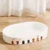 Rascador y nido para gatos de cartón blanco, duradero y no suelta pelusa, juguete rascador para gatos de papel corrugado resistente a los arañazos, artículos para mascotas