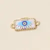 2026 Nuevos Accesorios de Joyería Aleación Resina Colgantes Ojo Maligno Materiales Hechos a Mano DIY Colgantes para Joyería Venta al por Mayor