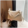 Bolsa Pequena Estilosa Minimalista da Moda para Mulheres Verão 2026 Nova Versátil Estilo Ins Bolsa Quadrada Pequena de Ombro Transversal