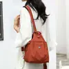 Mochila Pequena Feminina de Uso Duplo com Uma Alça e Duas Alças, Mochila Pequena Leve Casual, Mini Bolsa da Moda para Mulheres