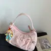 Bolso de Hombro Cruzado de Nicho tipo Bolso de Empanada 2025 Nuevo Bolso Cruzado Casual para Mujer Moda Simple Textura de Alta Calidad