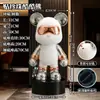 Figura de Oso Cool con Lentejuelas de Moda Decoración Moderna de Lujo Ligero para Sala de Estar, Mueble de TV, Gabinete de Entrada Venta Directa de Fábrica Se Puede Enviar en Nombre de Otros