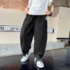 Pantalones Jogger Holgados Nuevos de Verano para Niños 2026, Amigables con la Piel, a Prueba de Mosquitos, Ajuste Holgado Casual para Niños Mayores, Venta al por Mayor Transfronteriza