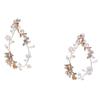 D2285 o hermoso tocado de novia hecho a mano, diadema, aretes de dos piezas, venta al por mayor de fábrica, diseño original, joyería para boda