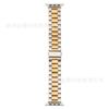 Adequado para Applewatch Smartwatch Apple com Pulseira Clássica de Aço Inoxidável Sólido com Três Contas Iwatch11