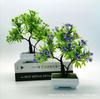 Planta Simulada En Maceta Versátil Planta Verde Árbol Pequeño Bonsái Decoración de Interior Bonsái Escritorio de Oficina Adornos Pequeños
