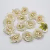 Color degradado estilo europeo brote de té DIY corona hecha a mano estilo Mori material cabeza de flor de rosa de simulación accesorios decorativos hechos a mano