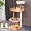 Post de Rascado para Gatos de MDF Douyin Xiaohongshu, Rascador para Gatos de Sisal Transfronterizo, Cama para Gatos con Descuento, Estructura de Escalada Grande para Gatos