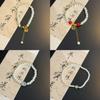 Regalo de Festival de Mediados de Otoño para la Familia: Pulsera de Aguamarina, Pulsera de Lujo Ligero Nicho de Gama Alta, Nueva Popular Joyería Estilo Francés 2025