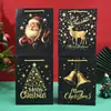 Nuevas Bolsas de Regalo de Navidad, Bolsas Tote Navideñas Transfronterizas de Comercio Exterior Negro y Dorado, Bolsas de Regalo de Navidad, Bolsas de Dulces de Halloween