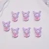 Sanrio Dibujos Animados Estilo Japonés Gato Kt Decoraciones para Uñas Resina DIY Pequeños Accesorios Pegamento en Crema Decoración de Uñas Portátil Pedrería
