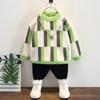 Suéter de primavera, otoño e invierno para niños, ropa bonita para niños, camisa de base de punto gruesa, ropa de otoño, 4 años 9