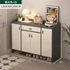 Gabinete para zapatos doméstico puerta grande capacidad simple gabinete de entrada ahorro de espacio económico almacenamiento gabinete de almacenamiento de puerta zapatero