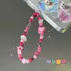 Cadena original para teléfono móvil con cuentas de chica hot de dopamina, colgante de cámara de oso de fresa, colgante ins tuoma Gozi, joyería y2g