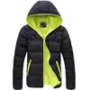 Comercio exterior transfronterizo de AliExpress Chaqueta acolchada de algodón de invierno para hombre con capucha tendencia Europa y Estados Unidos abrigo de chaqueta acolchada de algodón cálido para hombre