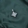 Plata de Ley S925 Estilo Tibetano Caracola Clip Accesorios Cuentas de Buda Estrella Luna Bodhi Clip para Contar Juguete Cultural Accesorios para Pulsera