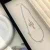 Estilo Coreano Sencillo y de Lujo Ligero Pulsera de Cadena para Clavícula con Ensamblaje de Perlas y Lazo Diseño para Mujer Nicho Fresco y Versátil Collar