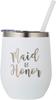 Amazon Taza de Huevo de Sublimación Explosiva Copa de Vino de Boda Nupcial Termo de Acero Inoxidable 12 oz Regalo