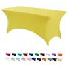 Capa de Mesa Elástica Transfronteiriça para Comércio Exterior, Venda Direta de Fábrica, Toalha de Mesa Elástica de Elastano para Festa e Casamento, Capa para Mesa de Cocktail, Toalha de Mesa