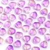 Cuentas de Corazón de Cristal Colorido Gradiente Agujero Pasante Corazón de Durazno Cuentas Sueltas DIY Pulsera Hecha a Mano Horquilla Accesorios de Joyería Venta al por Mayor