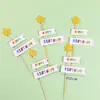Celebridad de Internet Coreana ins Oso Tarjeta Enchufe Decoración de Pastel Fiesta Infantil Temática Mesa de Postres Decoración de Cumpleaños
