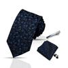 Mancuernillas cuadradas de corbata alta para hombre traje Vestido Negocios Banquete Boda Poliéster Corbata Larga Fábrica de Shengzhou