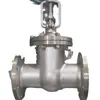 Válvula de compuerta de conexión por brida Z41W-16RL de tamaño mediano, material acero inoxidable 316L