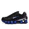 Zapatillas de correr Shox TL transfronterizas para hombre y mujer, zapatillas deportivas transpirables de bajo perfil con absorción de impactos, zapatillas casuales en blanco y negro para hombre y mujer