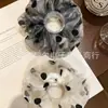 Fábrica de Origem Elásticos de Cabelo de Malha Dupla da Coreia, Scrunchies Modernos e Versáteis, Scrunchies Grandes, Elásticos de Cabelo